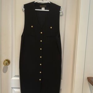Donna Ricco Black Dress. 100% wool